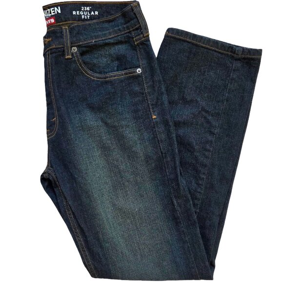 Levi Denizen Jeans Men 30x30 Blue Denim 236 Regular Fit Straight Leg Classic - Picture 1 of 12